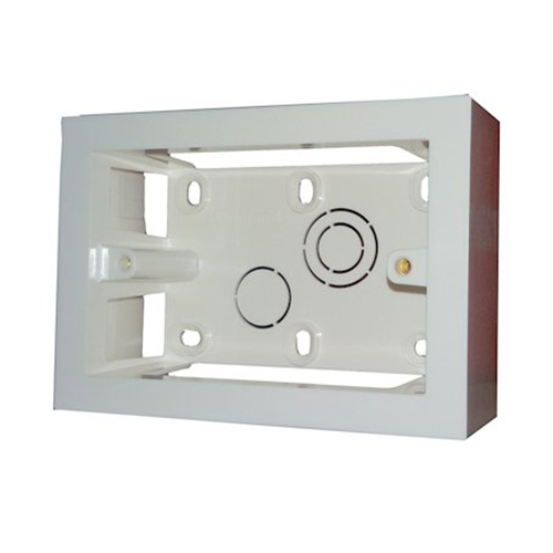 Modular Surface Box 3 Module Eco Friendly High Durability Modular Surface Box Module WhiteHEAVY DUT